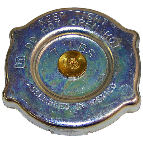Crown Automotive J0648360 7 lb. Aluminum Radiator Cap for Select 53-68 CJ-3B, 55-71 CJ-5, 55-71 CJ-6, 67-71 C101 Commando, 50-54 Pickup