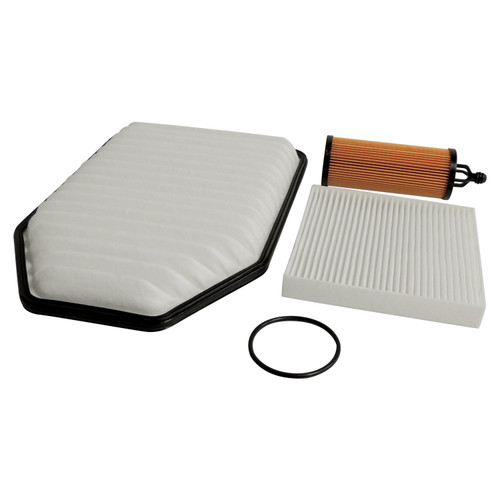 Crown Automotive MFK24 Master Filter Kit for 2014-2018 Jeep JK Wrangler w/ 3.6L Engine Includes Air, Oil, and Cabin Air Filter