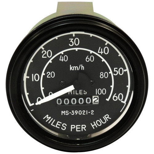 Crown Automotive 640131 Speedometer Gauge - Fits 1945-1956 Jeep CJ-2A, CJ-3A, CJ3B