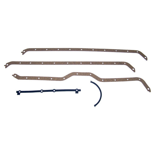 Crown Automotive 83504662 4-Piece Engine Oil Pan Gasket Set for Jeep 66-86 CJ-5, CJ-6, CJ-7, CJ-8, 87-91 YJ Wrangler w/ 4.0L and 4.2L