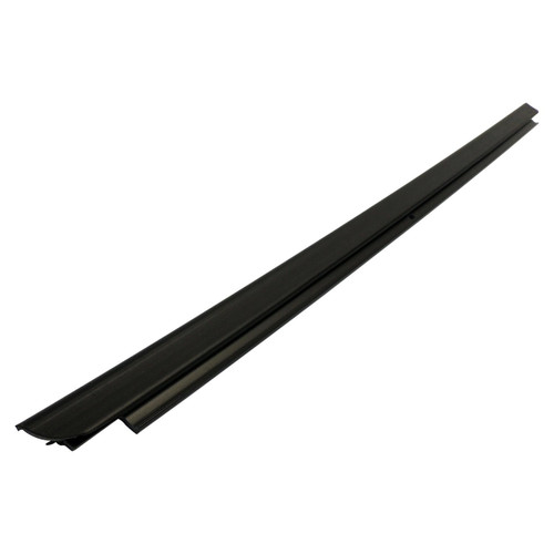 Crown Automotive 55395268AD Right Front Outer Door Glass Weatherstrip for 2007-2018 Jeep JK Wrangler w/ Full Steel Doors, Black Rubber