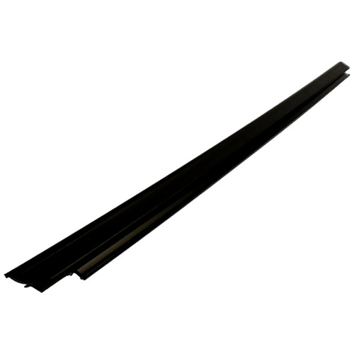 Crown Automotive 55395268AD Right Front Outer Door Glass Weatherstrip for 2007-2018 Jeep JK Wrangler w/ Full Steel Doors, Black Rubber
