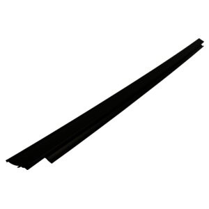 Crown Automotive 55395268AD Right Front Outer Door Glass Weatherstrip for 2007-2018 Jeep JK Wrangler w/ Full Steel Doors, Black Rubber