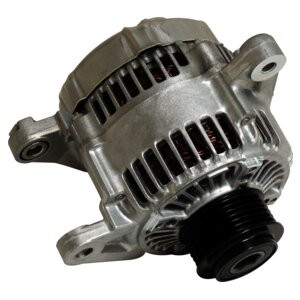 Crown Automotive 56044530AC 124 Amp Alternator for Jeep 2003-2006 TJ Wrangler or 2002-2005 KJ Liberty w/ 2.4L Engine - Aluminum, Steel