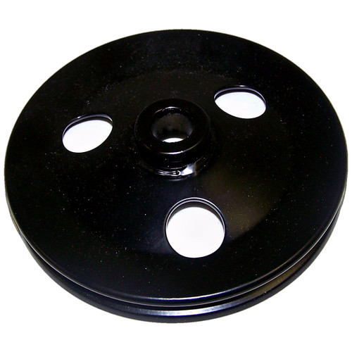 Crown Automotive 4612242 Power Steering Pump Pulley for 1995-1999 Dodge / Plymouth Neon - Black Metal, Sold Individually