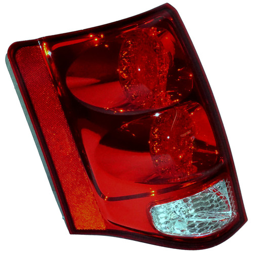 Crown Automotive 5182535AD Left Tail Lamp for 2011+ RT Dodge Grand Caravan, Red Plastic - Black, Clear, Red Plastic, Sold Individually