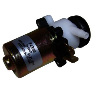 Crown Automotive 4778348 Rear Windshield Washer Pump for 1997-2001 Jeep XJ Cherokee - Black, Zinc Metal, Plastic, Sold Individually