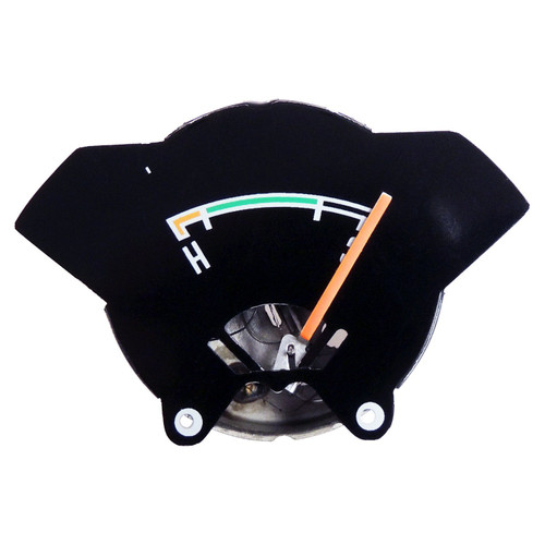 Crown Automotive J8126928 Temperature Gauge for 1976-1984 Jeep SJ, J-10, J-20, Black w/ Orange Needle - Black Metal, Sold Individually
