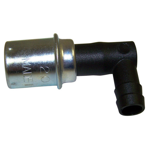 Crown Automotive 53000960 PCV Valve for 1984-1986 Jeep XJ Cherokee & 1986 MJ Comanche w/ 2.8L Engine - Black, Silver Metal, Plastic