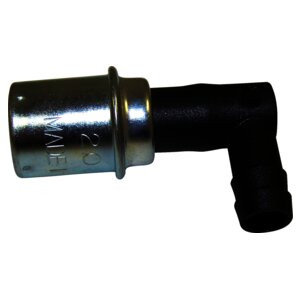 Crown Automotive 53000960 PCV Valve for 1984-1986 Jeep XJ Cherokee & 1986 MJ Comanche w/ 2.8L Engine - Black, Silver Metal, Plastic