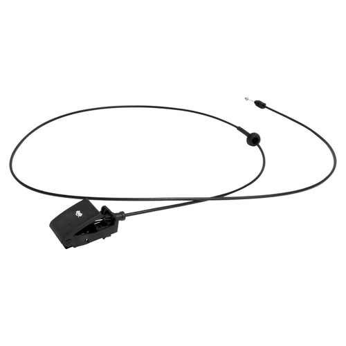 Crown Automotive 68032581AD Hood Release Cable for 2011-2022 Jeep WK Grand Cherokee - Black, White Plastic, Steel, Sold Individually