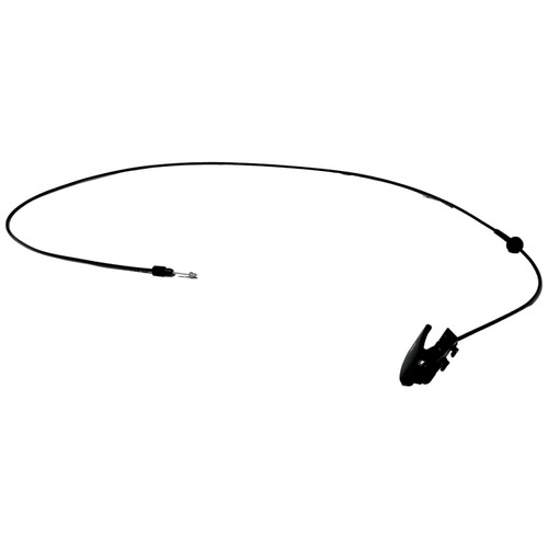 Crown Automotive 68032581AD Hood Release Cable for 2011-2022 Jeep WK Grand Cherokee - Black, White Plastic, Steel, Sold Individually