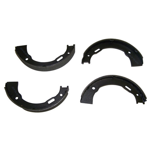 Crown Automotive 4762114 Rear Parking Brake Shoe & Lining Set for 1994 Jeep ZJ w/ Rear Disc Brakes - Gray Metal, Semi-Metallic