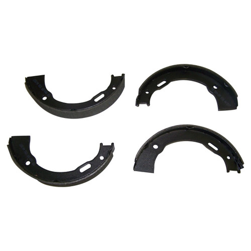 Crown Automotive 4762114 Rear Parking Brake Shoe & Lining Set for 1994 Jeep ZJ w/ Rear Disc Brakes - Gray Metal, Semi-Metallic