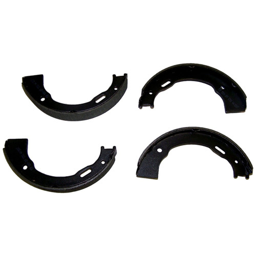 Crown Automotive 4762114 Rear Parking Brake Shoe & Lining Set for 1994 Jeep ZJ w/ Rear Disc Brakes - Gray Metal, Semi-Metallic