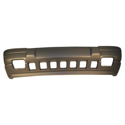 Crown Automotive 5DN63SS5 Front Fascia for 1996-1998 Jeep ZJ Grand Cherokees w/ Laredo Package w/ Fog Lamps, Gray Textured