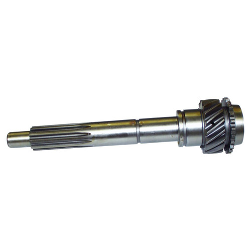 Crown Automotive A5554 Input Shaft for 1941-1945 Jeep MB w/ T84 Transmission, 8-13/16" Long, S24 - L17 Teeth - Metal, Sold Individually