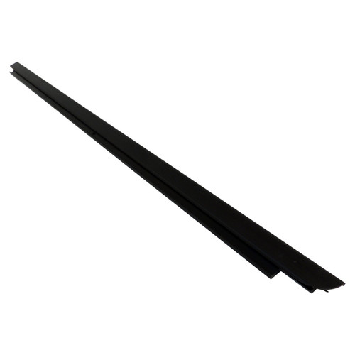 Crown Automotive 55395269AD Left Front Outer Door Glass Weatherstrip for 2007-2018 Jeep JK Wrangler w/ Full Steel Doors, Black Rubber