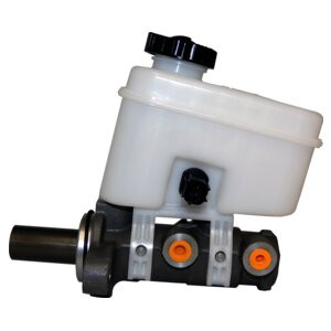 Crown Automotive 68004467AD Brake Master Cylinder for 2008-2011 Jeep KK Liberty - Unpainted, White Aluminum, Plastic, Rubber