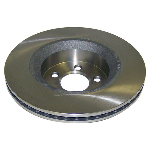 Crown Automotive 4779599AA Front Disc Brake Rotor for 2008-2012 Jeep Liberty w/ 13.09" Rotor - Silver Cast Iron, Sold Individually