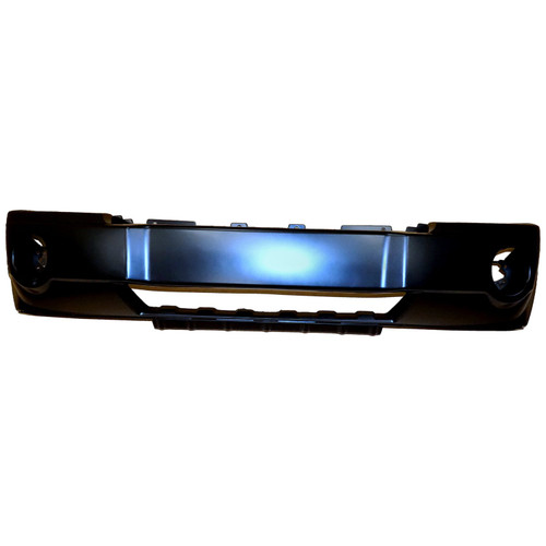 Crown Automotive 5159130AA Primed Front Fascia for 2005-2007 WK Grand Cherokee w/o SRT8 Package w/o Chrome Insert - Black Plastic