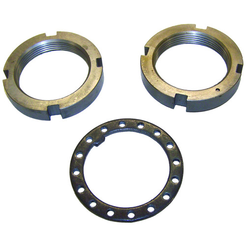 Crown Automotive 4004816K Spindle Nut Front Left or Right Inner & Outer - Fits 1974-1991 Jeep SJ