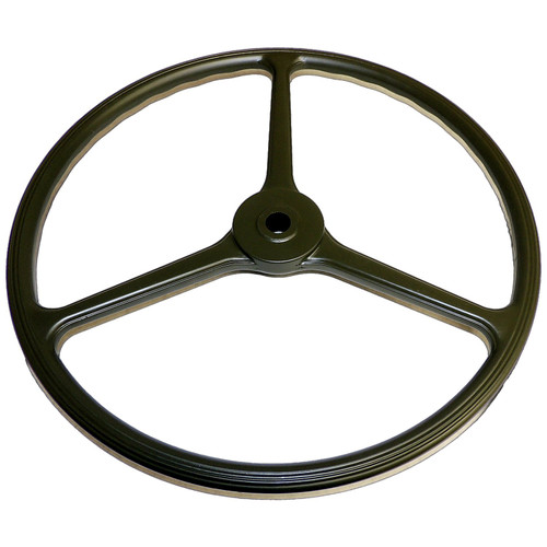 Crown Automotive 7375336 Green Steering Wheel for 41-64 Jeep MB, CJ-2A, CJ-3A, CJ-3B, CJ-5, CJ-6, 17" Diameter, 3 Spokes, 36 Splines
