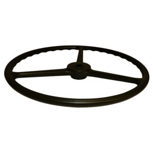 Crown Automotive 7375336 Green Steering Wheel for 41-64 Jeep MB, CJ-2A, CJ-3A, CJ-3B, CJ-5, CJ-6, 17" Diameter, 3 Spokes, 36 Splines