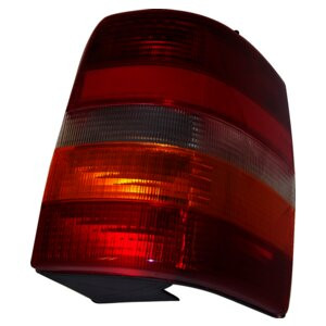 Crown Automotive 55155116 Right Tail Lamp w/ 4 Large Holes, No Side Holes for 1997-1998 ZG Grand Cherokee - Amber, Red, White Plastic