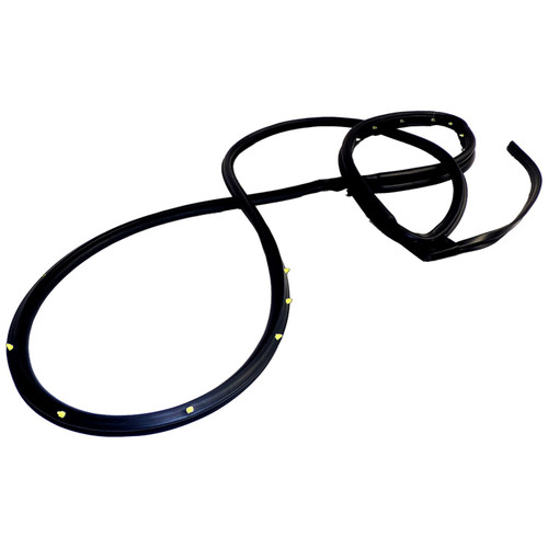 Crown Automotive 55399215AF Door Seal Rear Left - Fits 2011-2022 Jeep WK Grand Cherokee