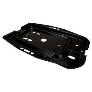 Crown Automotive 55174728AB Battery Tray for 1997-2004 Jeep TJ Wrangler, Black - Black Steel, Sold Individually