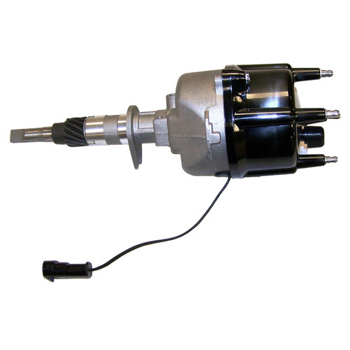 Crown Automotive 56027027AB Distributor for 1994-1997 Jeep XJ Cherokee, YJ, TJ Wrangler w/ 2.5L Engine - Black, Silver Metal, Plastic