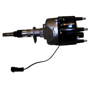 Crown Automotive 56027027AB Distributor for 1994-1997 Jeep XJ Cherokee, YJ, TJ Wrangler w/ 2.5L Engine - Black, Silver Metal, Plastic