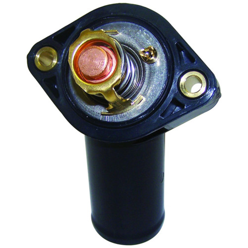 Crown Automotive 4666149AA 195 Degree Thermostat & Housing for 2007-2011 Jeep JK Wrangler w/ 3.8L Engine, Includes Seal, Sold Individually
