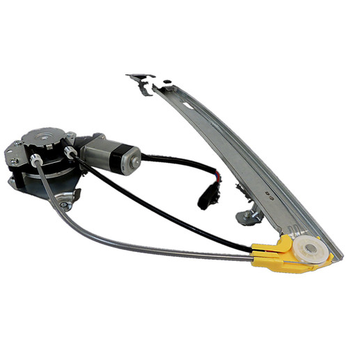 Crown Automotive 4589266AD Right Rear Window Regulator Assembly for 2/26/06-2007 Jeep KJ Liberty - Black, Silver Metal, Plastic