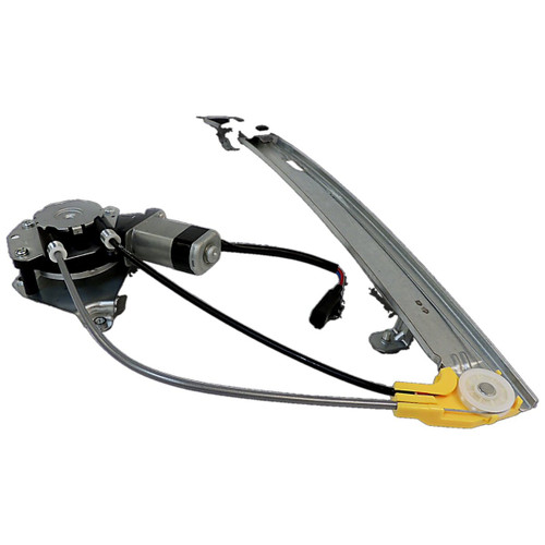 Crown Automotive 4589266AD Right Rear Window Regulator Assembly for 2/26/06-2007 Jeep KJ Liberty - Black, Silver Metal, Plastic