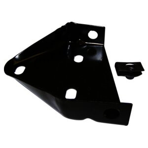 Crown Automotive 55175269AB Left Front Bumper Bracket for 1997-2001 Jeep XJ Cherokee - Black Metal, Sold Individually