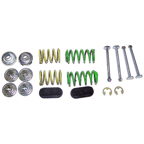 Crown Automotive J8127784 Rear Brake Shoes Hold Down Kit for 1974-1991 Jeep SJ, J-10 w/ 11" Rear Brakes, Includes Shoe Hold Down Pins