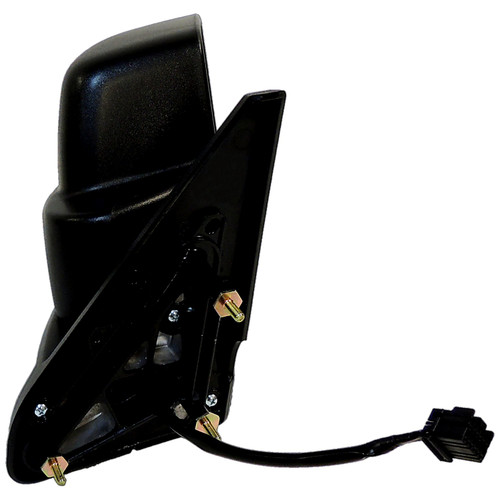 Crown Automotive 5155458AK Right Power, Heated, Manual Folding Mirror for 11-15 Jeep MK Patriot; Black Textured Finish, Sold Individually