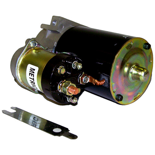 Crown Automotive 53002124 Starter for 1984-1986 Jeep XJ Cherokee, MJ Comanche w/ 2.8L Engine - Black, Silver Metal, Sold Individually