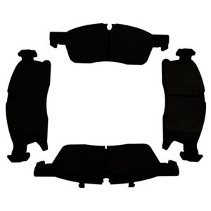Crown Automotive 68052370AA Front Brake Pad Set for 2011-2021 Jeep WK Grand Cherokee w/o SRT Package and 2011-2022 Dodge WD Durango w/o