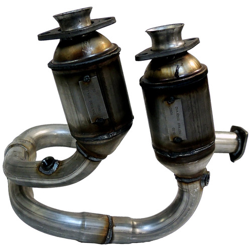 Crown Automotive 5114461AA Front Exhaust Pipe for 1/25/00-02 Jeep TJ Wrangler w/ 4.0L Engine w/ Flange, Includes 2 Catalytic Converters