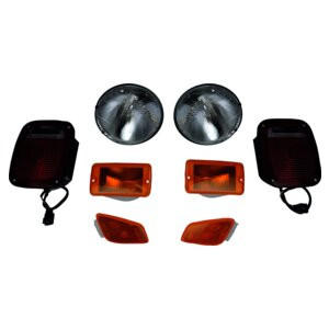 Crown Automotive LK8 Light Master Kit for 2004-2006 Jeep TJ Wrangler, Includes Headlights, Side Marker Lights, Parking Lights, and Tail