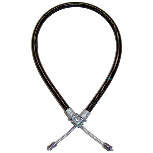 Crown Automotive 52128164AB Front Parking Brake Cable for 1997-2001 XJ Jeep Cherokee - Black, Unpainted Plastic, Rubber, Steel