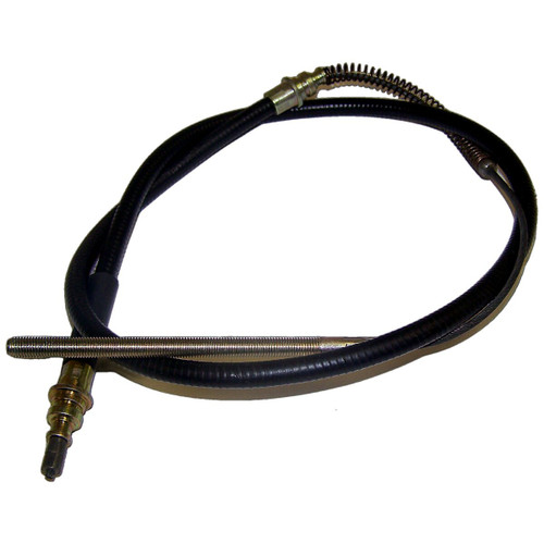 Crown Automotive J5355721 Front Parking Brake Cable for Miscellaneous 1976-79 Jeep SJ, J-Series - Black, Unpainted Plastic, Rubber, Steel