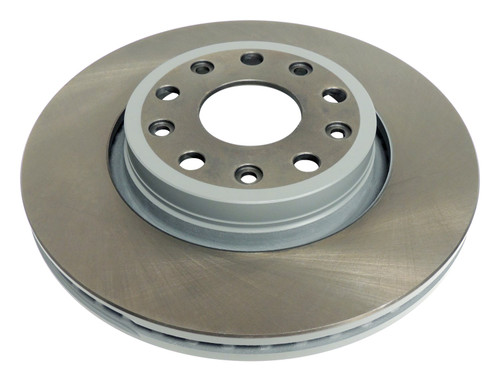 Crown Automotive 68250085AA Front Brake Rotor for 2018+ Jeep JL Wrangler & 2020+ JT Gladiator - Gray, Unpainted Cast Iron