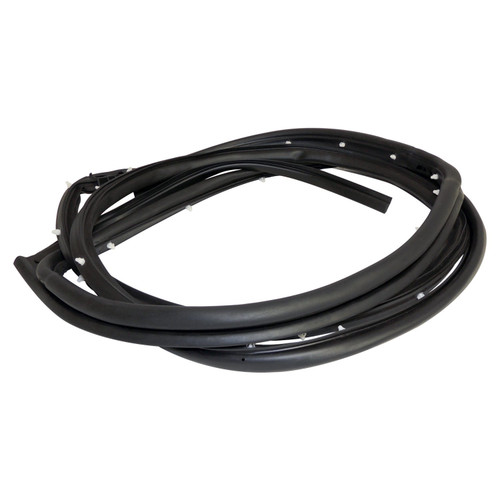 Crown Automotive 55399214AF Right Rear Door Weatherstrip for 2011-2022 Jeep WK Grand Cherokee - Black Rubber, Sold Individually