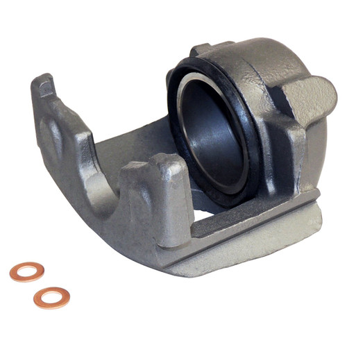 Crown Automotive J3229983 Right Front Caliper for 1976-1978 Jeep CJ-5, CJ-7 w/ 6-Bolt Caliper Brackets - Gray Cast Iron, Rubber