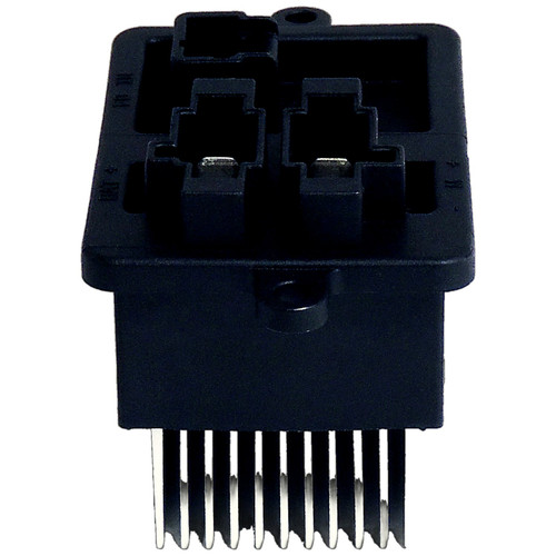 Crown Automotive 68266515AA Blower Motor Resistor for 2015+ Jeep BU & BV Renegade - Black, Unpainted Aluminum, Plastic, Steel