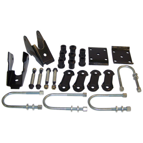Crown Automotive 52006421K Leaf Spring Mount Kit Rear Left & Right Upper & Lower - Fits 1987-1995 Jeep YJ Wrangler